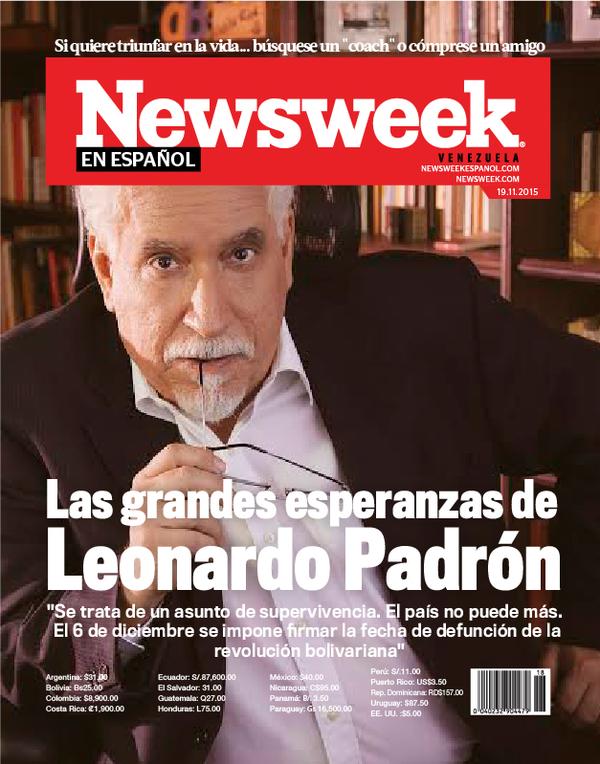 Portada Newsweek Leonardo Padron - Original